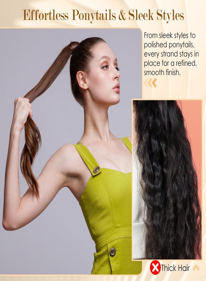 STYLEMATE Slick Back Hair Brush for Women Men Kid, Natural Soft Boar Bristle Hair Brush for Thin & Fine Hair, Smoothing Hairbrush for Polishing, Deepening & Styling - Image 3